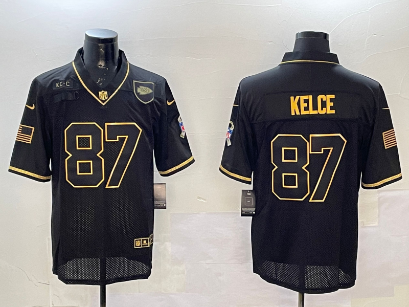 Men Kansas City Chiefs #87 Kelce black 2025 Nike Limited NFL Jersey 002->kansas city chiefs->NFL Jersey